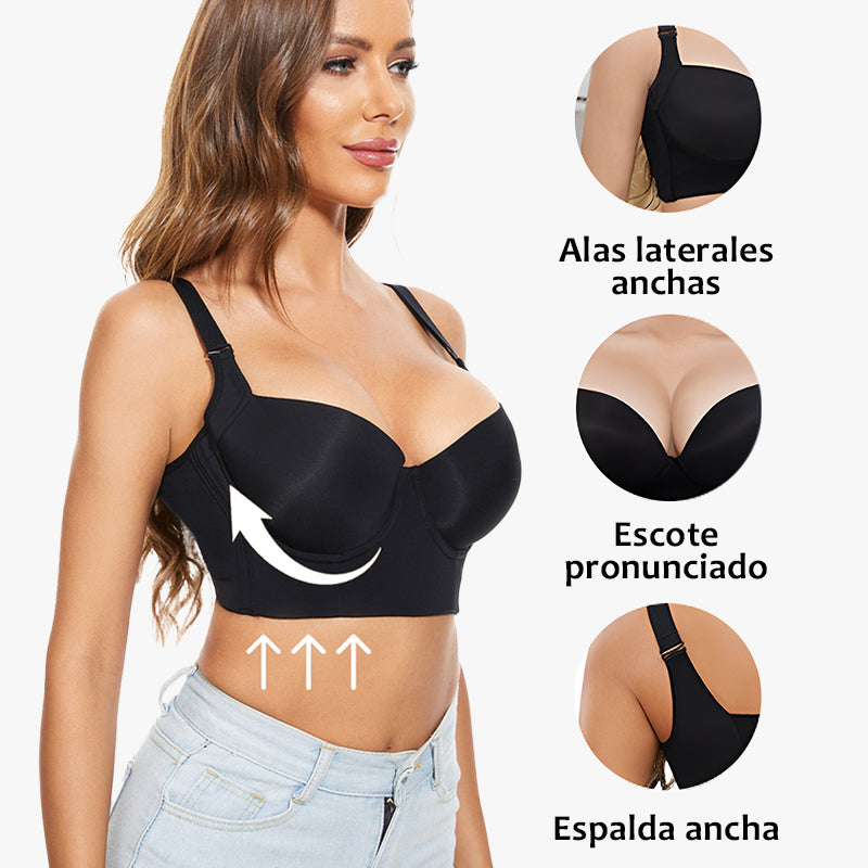 SheCurve® Push-Up Back Smoothing Bra - Beige (2 PACK)