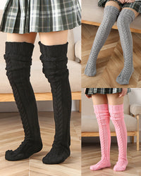 3Pcs (Black+Grey+Pink)
