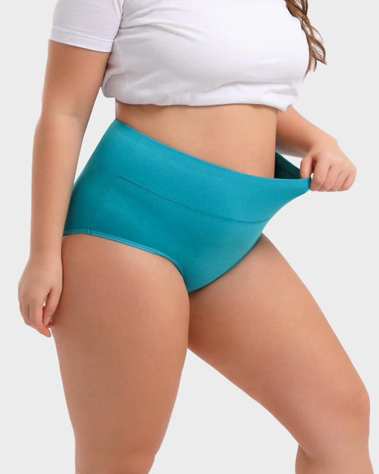 Cotton High-Waist Full Coverage Briefs (4 pack)