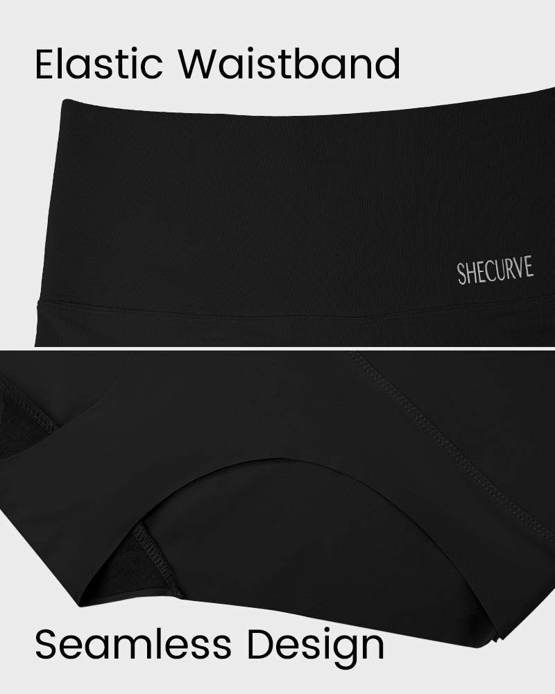 High Waisted Tummy Control Brief Panties(3 Pack)