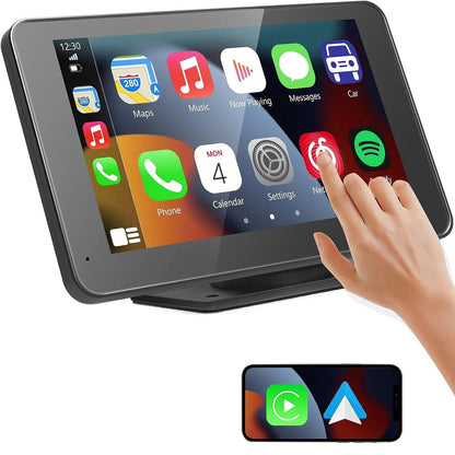 HIEHA® 7" Wireless CarPlay & Android Auto Stereo